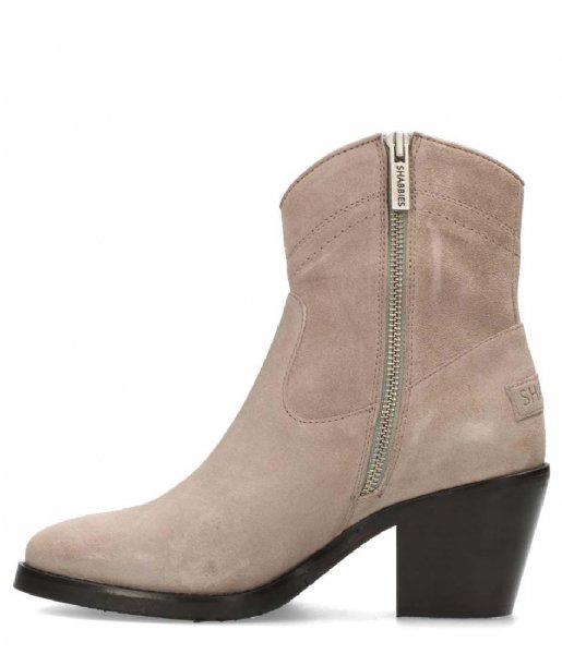 Shabbies  Ankle Boot Waxed Suede Light Taupe (2003)